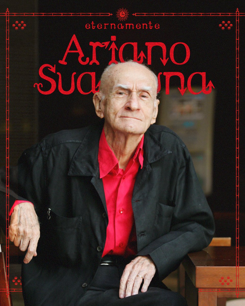sportrecife's tweet photo. 𝐄𝐓𝐄𝐑𝐍𝐎 𝐀𝐑𝐈𝐀𝐍𝐎! ❤️‍🔥 Escritor e torcedor ilustre do Leão, ele completaria 98 anos hoje. Viva o mestre! https://t.co/SsxWSFJsLX