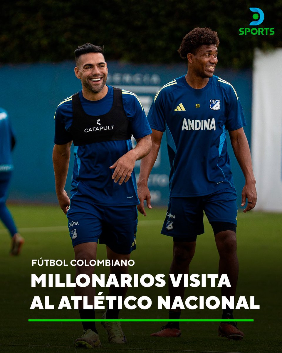 Millonarios, líder del Cuadrangular B visita esta noche al Atlético Nacional en el Atanasio Girardot.

⚽️ El equipo de David González suma 6 puntos, al igual que Santa Fe, pero ocupa el primer lugar por el punto invisible.

¿PODRÁ GANARLE EL AZUL AL VERDE? 🤔