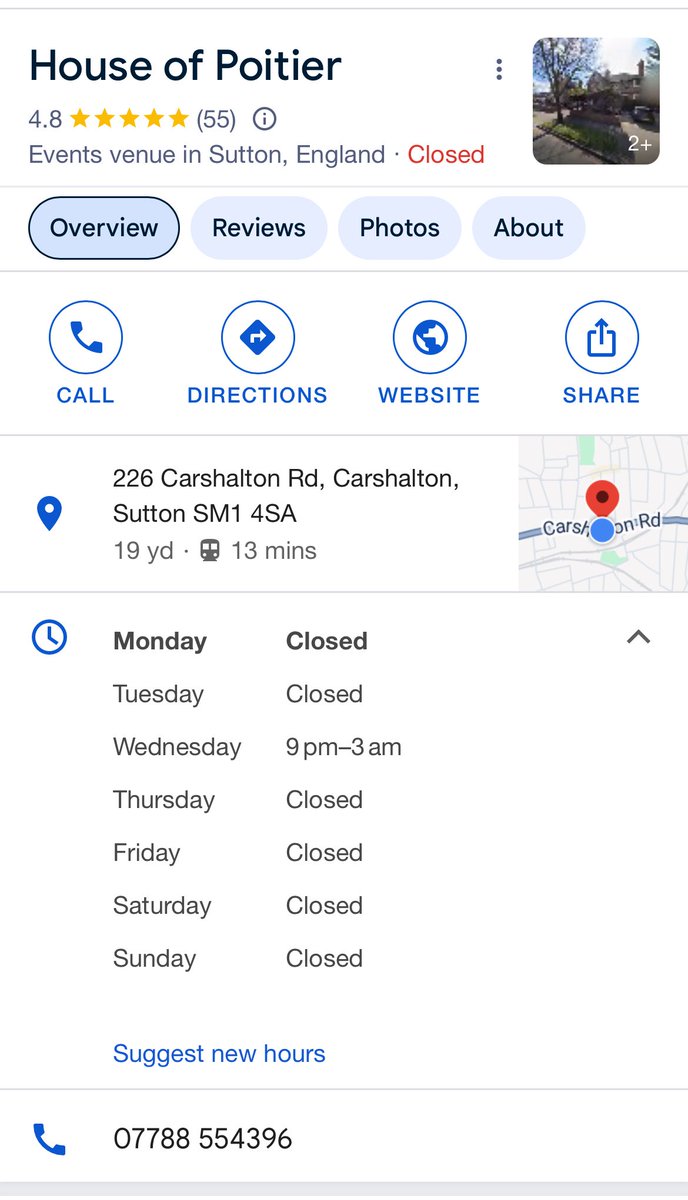 For the 2nd time recently our Google listing has been maliciously hacked.
We are aware of who is behind this, and when we reveal all, you will be shocked!
But for now, we just wish to clarify we are very much open as usual.
Please visit houseofpoitier.com/events to see what’s on 💋