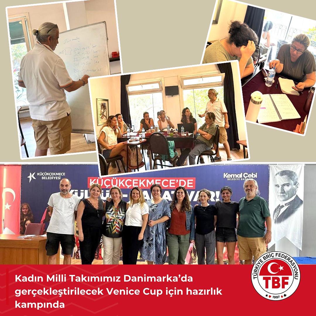 Kadın Milli Takımımız Danimarka’da gerçekleştirilecek Venice Cup için hazırlık kampında…