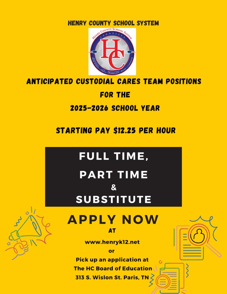 Apply Today to Join our Custodial Team!