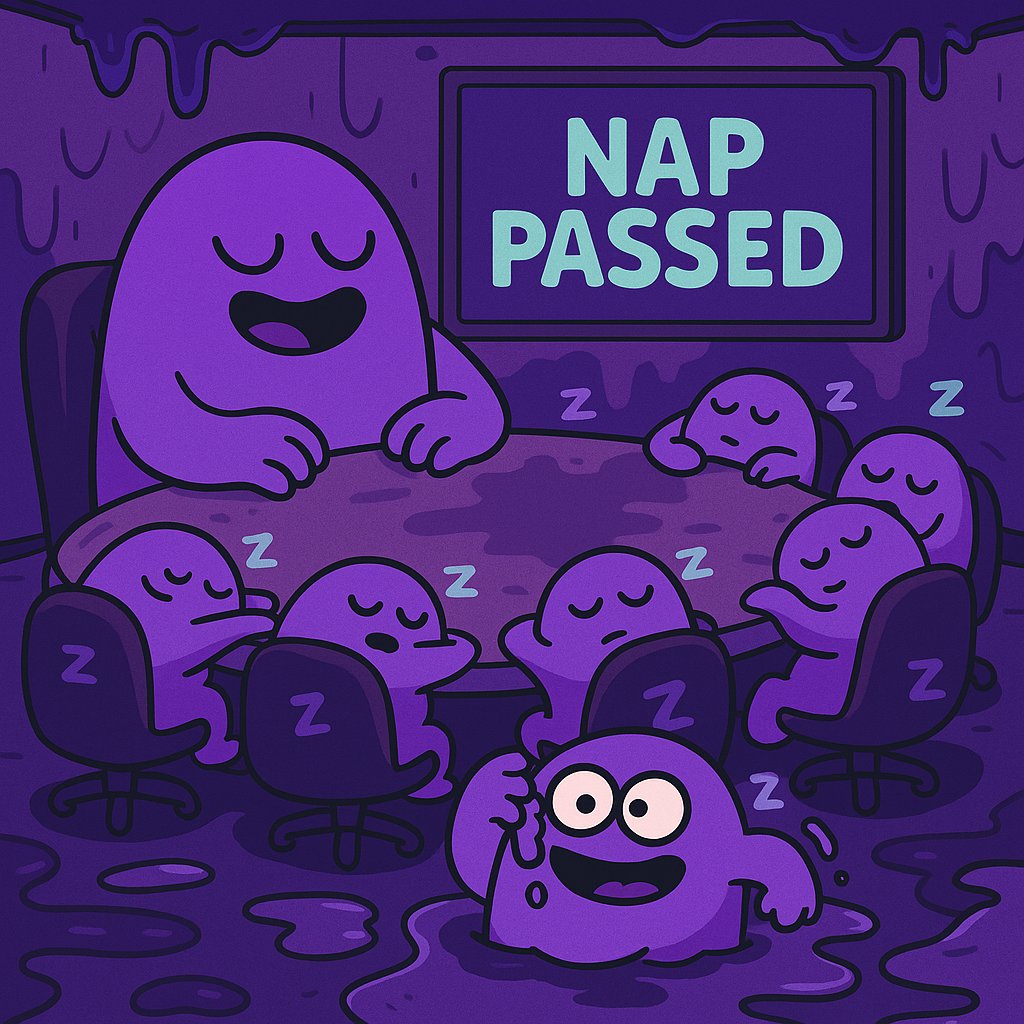 cultofglob's tweet photo. GLOB launched a DAO
it immediately voted to nap ↯ https://t.co/ItD4CXBFzr