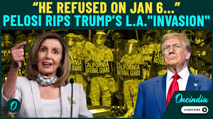 DJT illegally called out the Nat Guard in Calif, but on J6 when our Capitol was attacked he did nothing.

Remember when DJT said Pelosi should have called the Nat Guard when she had no power to do so?

Fascist flip reality on its head. #DemVoice1 #DemsUnited