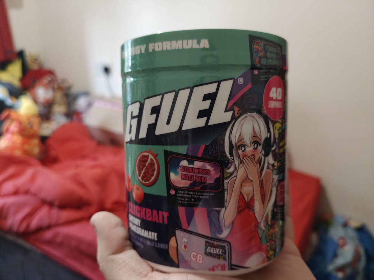 LavishingLuxray's tweet photo. The new Animay @GFuelEnergy tubs came in today and Honestly y'all knocked it out the park amazing artwork https://t.co/rfvcvpdusZ
