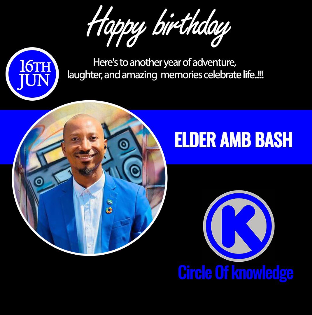 Youth Ambassador Mohamed Basiru Sanusi (@bashoverrated) on Twitter photo Bakau, Chief 🎁🎂🎉🙏 +1
#AllahOverEverything
#HBDAMB999
#PrayEnGoTry
<a href="/HEFrancess/">Dr. Francess Virginia Anderson, PhD🇸🇱</a>
<a href="/julius_maadabio/">Julius Maada Bio</a>
<a href="/yankubamcie/">Yankuba Bio</a> Bakau, Chief 🎁🎂🎉🙏 +1
#AllahOverEverything
#HBDAMB999
#PrayEnGoTry
<a href="/HEFrancess/">Dr. Francess Virginia Anderson, PhD🇸🇱</a>
<a href="/julius_maadabio/">Julius Maada Bio</a>
<a href="/yankubamcie/">Yankuba Bio</a>