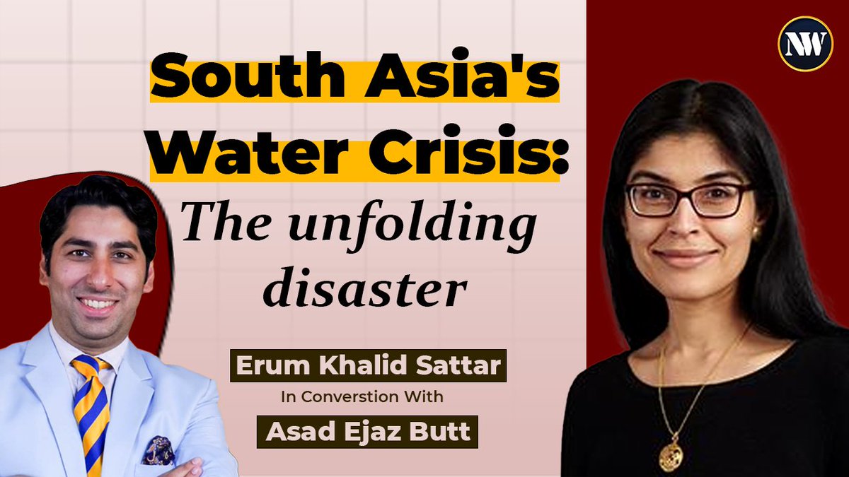 New Wave Global (@newwaveglobal_) on Twitter photo Get expert insights on water governance in South Asia! <a href="/AsadAijaz/">Asad Ejaz Butt</a> joined by Dr. <a href="/erumsattar/">Erum Sattar</a> (Water Diplomacy Track Leader) to discuss the India-Pakistan water treaty, climate change, and water management.
Topics covered include:
1. The India-Pakistan water treaty and its Get expert insights on water governance in South Asia! <a href="/AsadAijaz/">Asad Ejaz Butt</a> joined by Dr. <a href="/erumsattar/">Erum Sattar</a> (Water Diplomacy Track Leader) to discuss the India-Pakistan water treaty, climate change, and water management.
Topics covered include:
1. The India-Pakistan water treaty and its