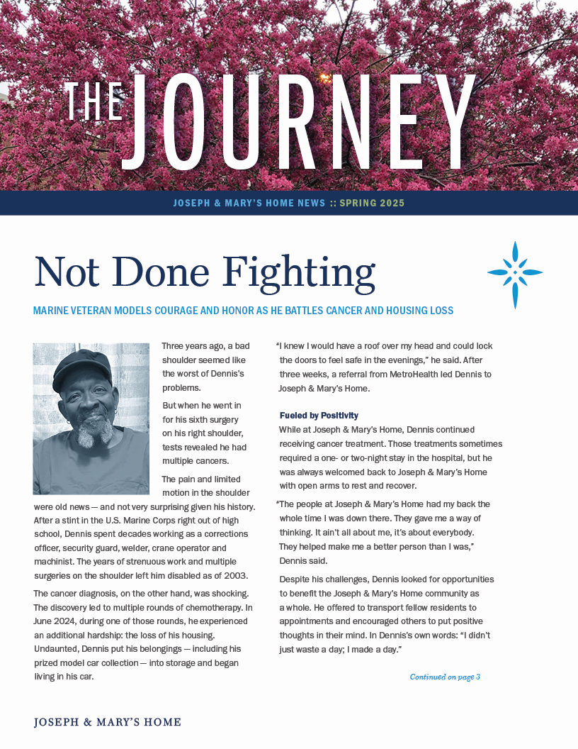 Joseph &amp; Mary's Home newsletter highlights 2024 outcomes, resident stories and more. bit.ly/44gW70S