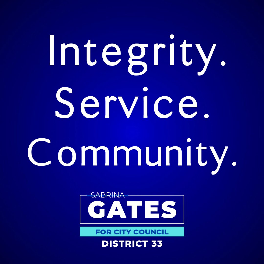 The True Values of a Community Advocate. The True Values of a Council member. Remember to Vote for Sabrina Gates to be your next Council member of the 33rd Councilmatic District. #SabrinaGates #33rdCouncilDistrict #DemocraticPrimary