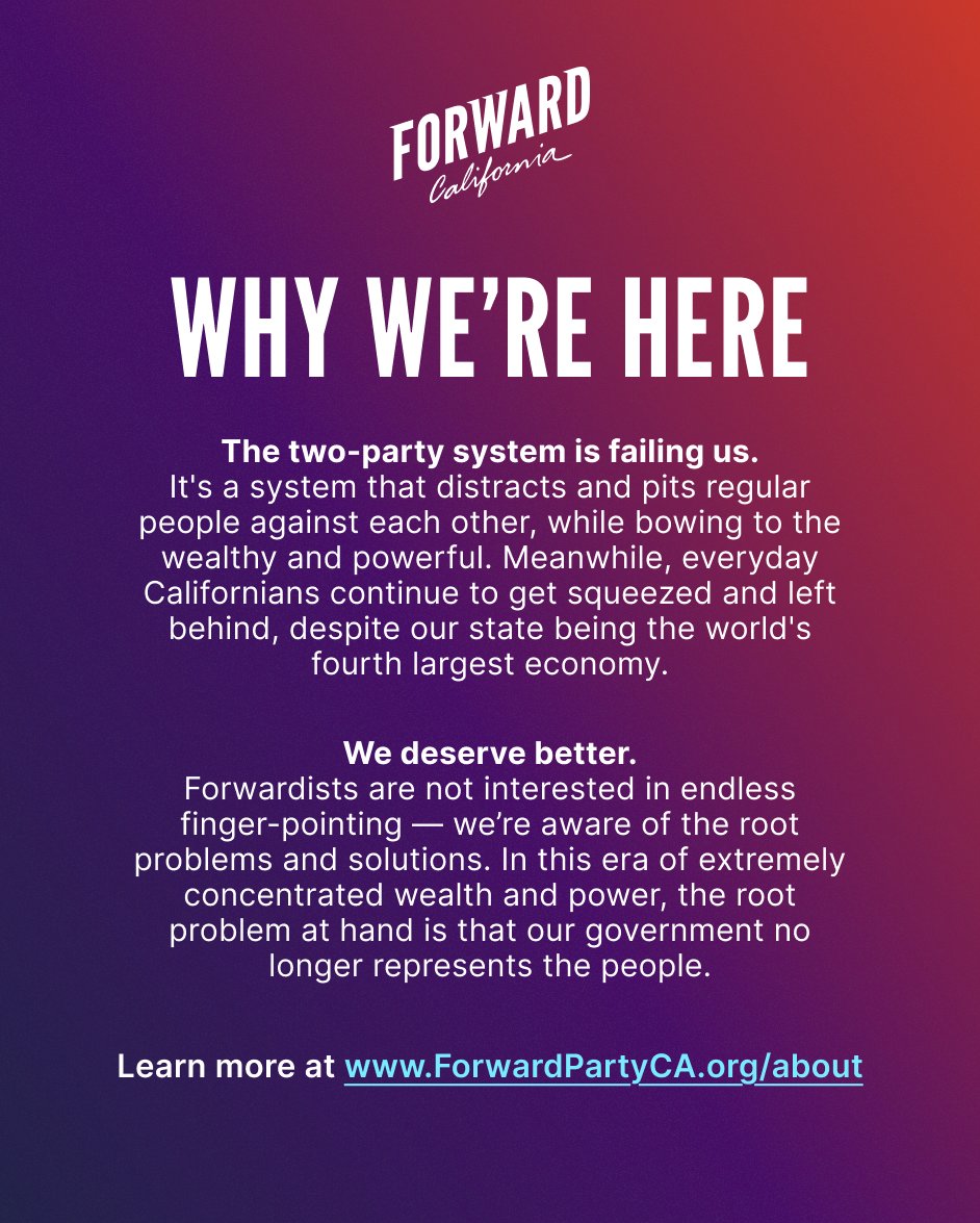 Forward Party California 🧢🐻 tweet media