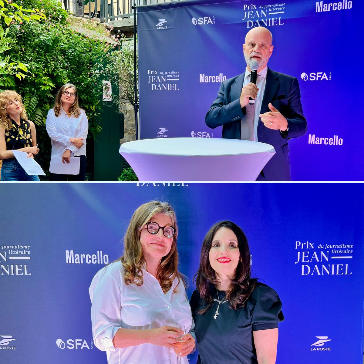 Natacha Quester-Séméon Salomon (@natachaqs) on Twitter photo À l’occasion de la 4e édition du <a href="/PrixJeanDaniel/">« Prix Jean Daniel »</a>, célébrant le "new journalism" et l’esprit de liberté cher à Jean Daniel, <a href="/saradanielobs/">Sara Daniel</a>, sa fille et grand reporter de guerre, a tenu à honorer l’écrivain Boualem Sansal.
<a href="/jmblanquer/">Jean-Michel Blanquer</a>, président du Laboratoire de la République et À l’occasion de la 4e édition du <a href="/PrixJeanDaniel/">« Prix Jean Daniel »</a>, célébrant le "new journalism" et l’esprit de liberté cher à Jean Daniel, <a href="/saradanielobs/">Sara Daniel</a>, sa fille et grand reporter de guerre, a tenu à honorer l’écrivain Boualem Sansal.
<a href="/jmblanquer/">Jean-Michel Blanquer</a>, président du Laboratoire de la République et