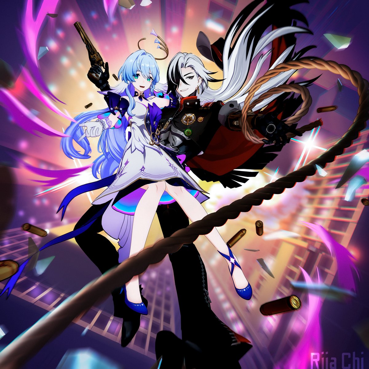 I love it when they're together🕊️🪶
#Robinhill #HonkaiStarRail #スターレイル