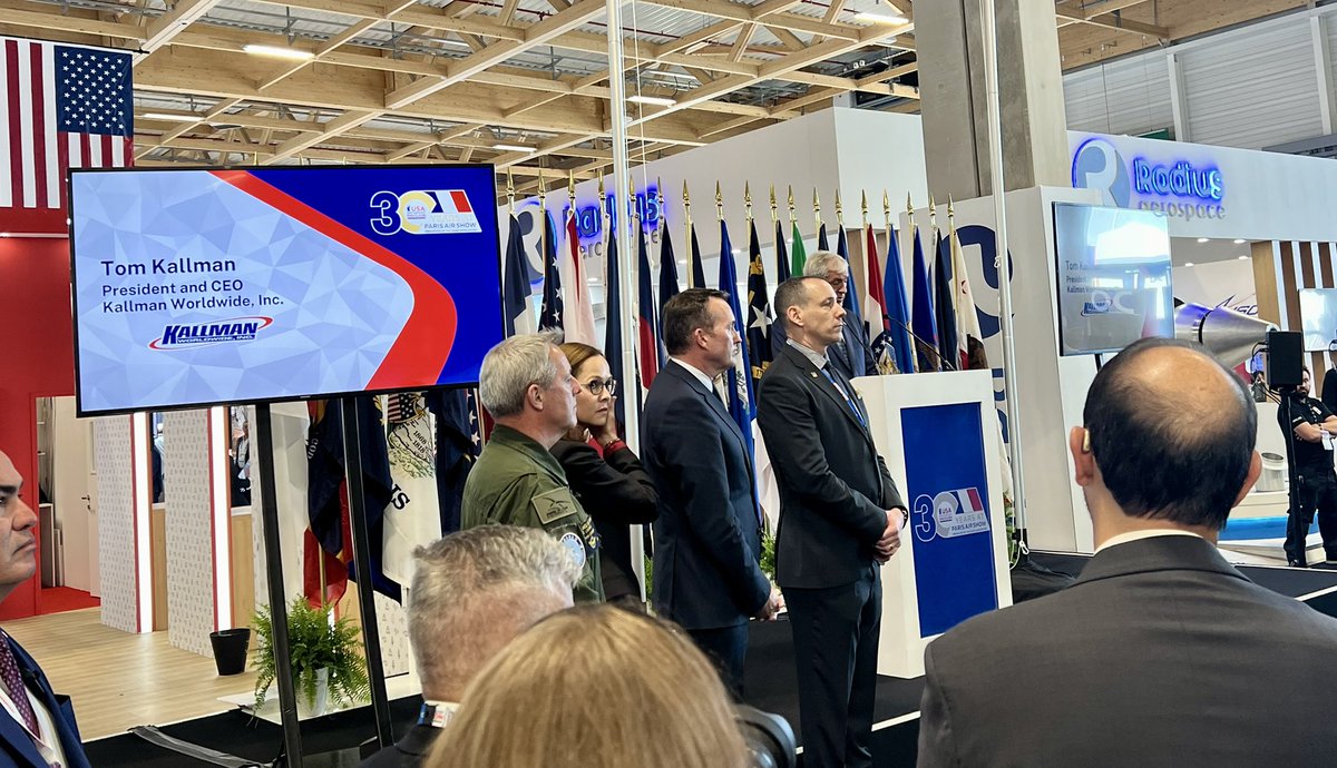 CirlotAgency's tweet image. As day 1 of #PAS2025 comes to an end, the #TigerTeam reflects on a day well spent connecting with clients and industry leaders! Check out a few opening ceremony highlights to round out day 1 👉🏽
#TheCirlotAgency #ParisAirShow #AeroDefense cirlot.com