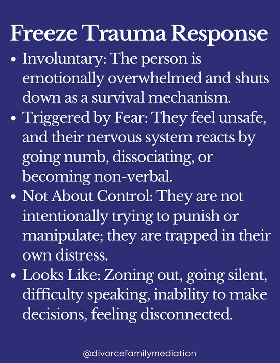 NarcissistBox's tweet photo. #freeze #trauma #involuntary #overwhelmed #numb #trapped #MentalHealth https://t.co/6CXozD0NhR
