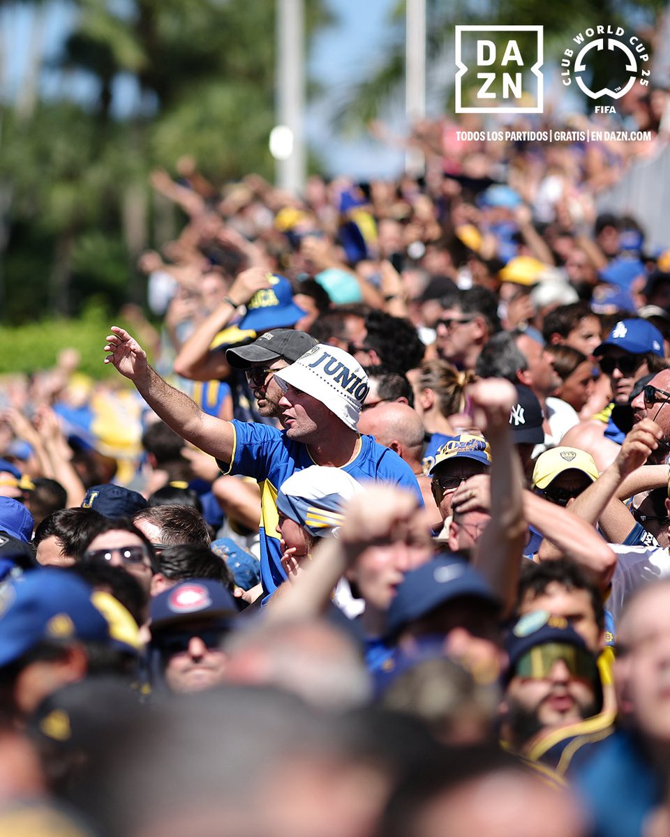 🌊 Una marea azul y oro llega al Hard Rock Stadium. 🔵🟡

<a href="/BocaJrsOficial/">Boca Juniors</a> | #FIFACWC