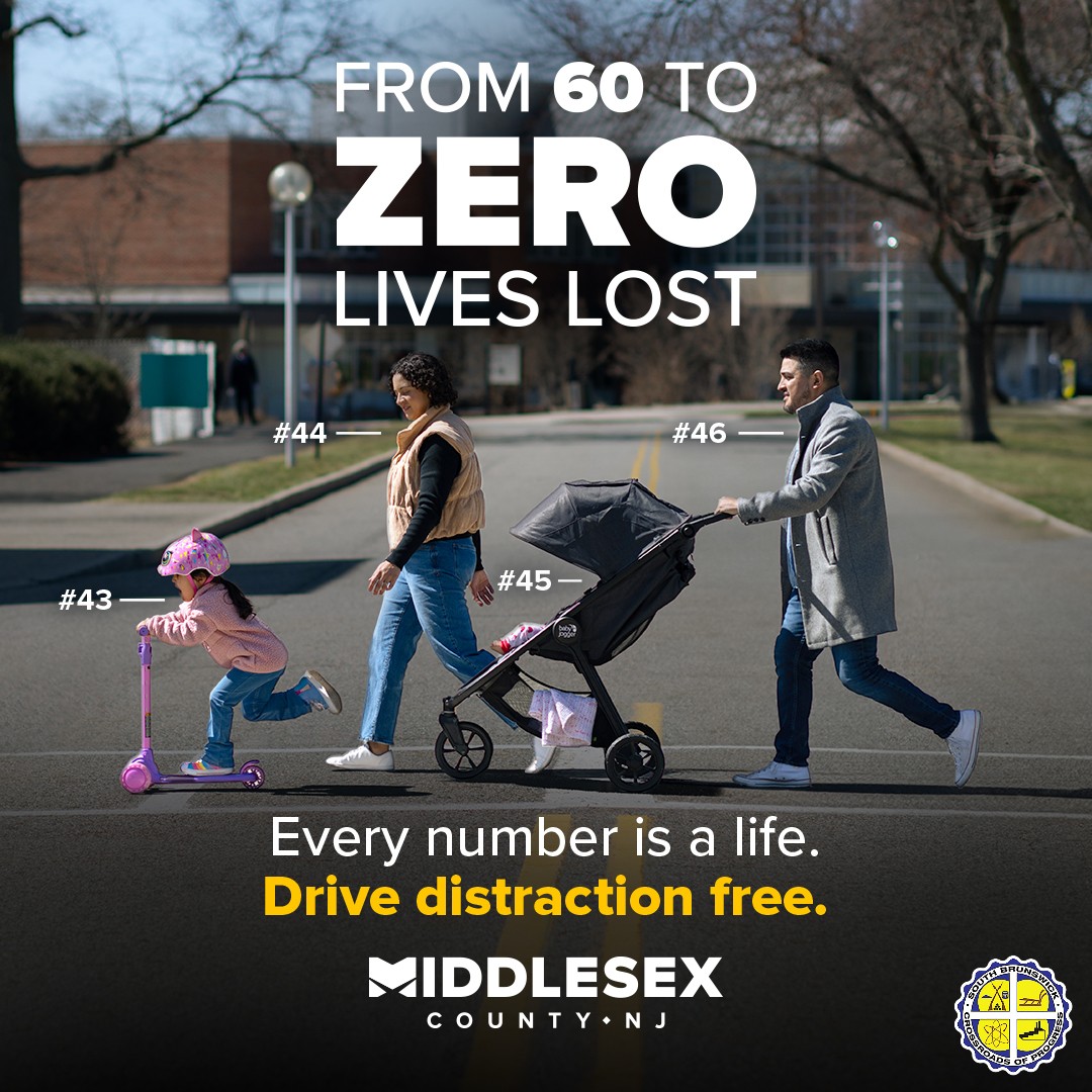 SoBrunswickTwp's tweet image. From 60 to ZERO lives lost.
Every number is a life โ drive distraction free. ๐๐
Learn more: discovermiddlesex.com/visionzero/
#VisionZero #MiddlesexCountyNJ #DriveSafe #EndTrafficDeaths
