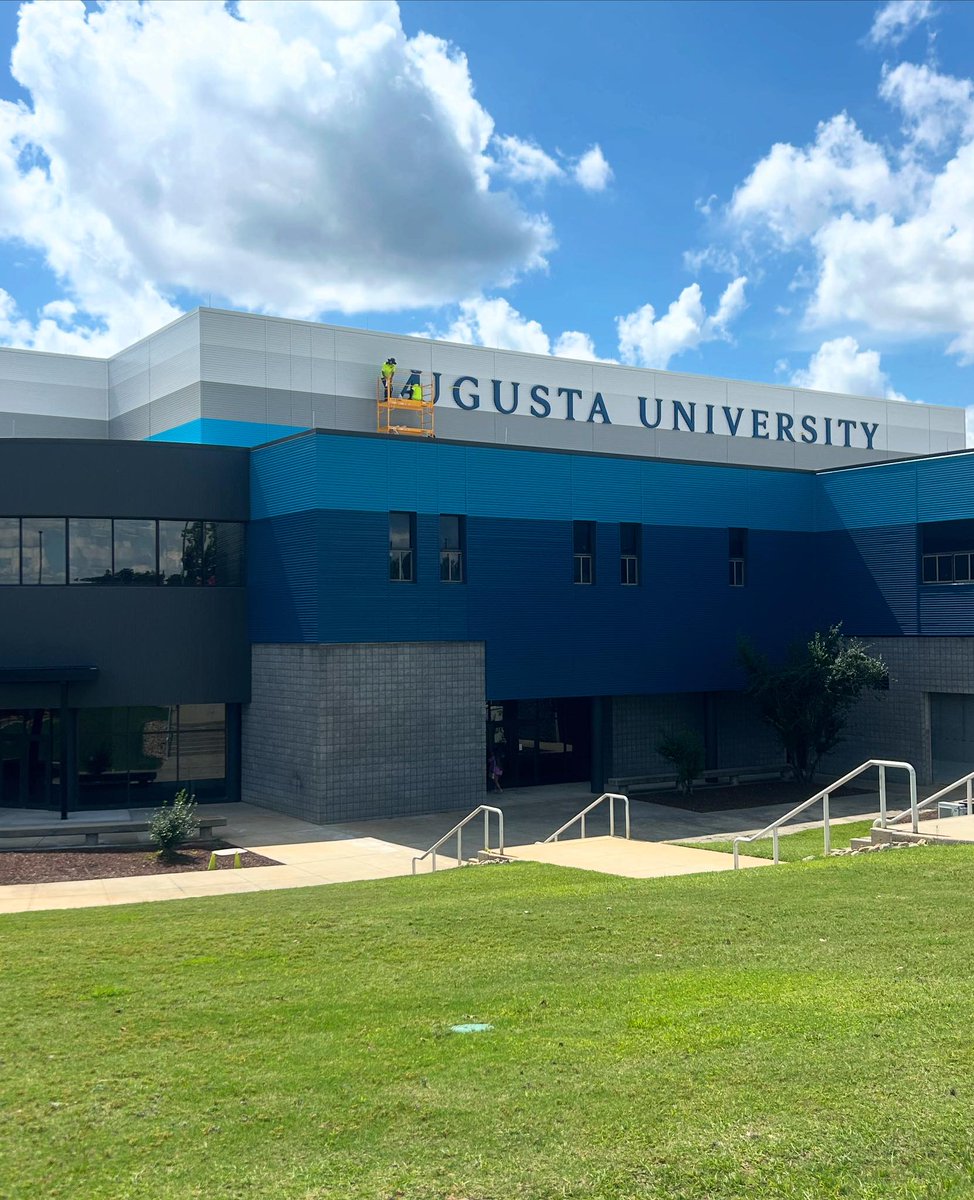 Letters going up—and just in case there was any doubt…we spelled it out for you.

A.U.G.U.S.T.A.

#gojags