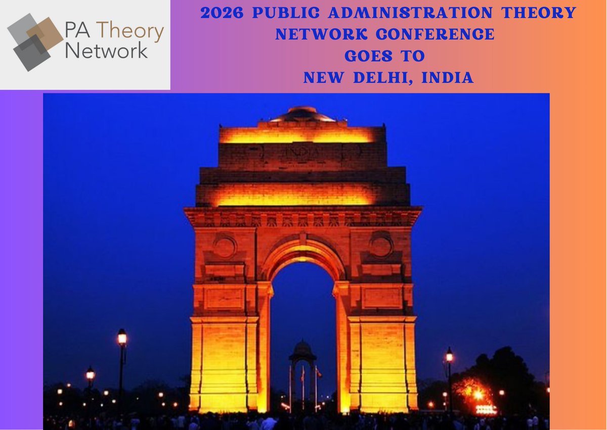 PA Theory Network (@patheory) on Twitter photo 🚨 Big News: For the very first time, #PATNet2026 is heading to 🇮🇳 New Delhi, India!
📍 Global dialogue, grounded in the heart of the Global South. <a href="/ASPANational/">ASPA National</a> <a href="/SASPA_ASPA/">SASPA</a> <a href="/poojapaswan/">Dr. Pooja. J. Paswan</a> <a href="/journalATP/">ATP Tweets</a> 🚨 Big News: For the very first time, #PATNet2026 is heading to 🇮🇳 New Delhi, India!
📍 Global dialogue, grounded in the heart of the Global South. <a href="/ASPANational/">ASPA National</a> <a href="/SASPA_ASPA/">SASPA</a> <a href="/poojapaswan/">Dr. Pooja. J. Paswan</a> <a href="/journalATP/">ATP Tweets</a>
