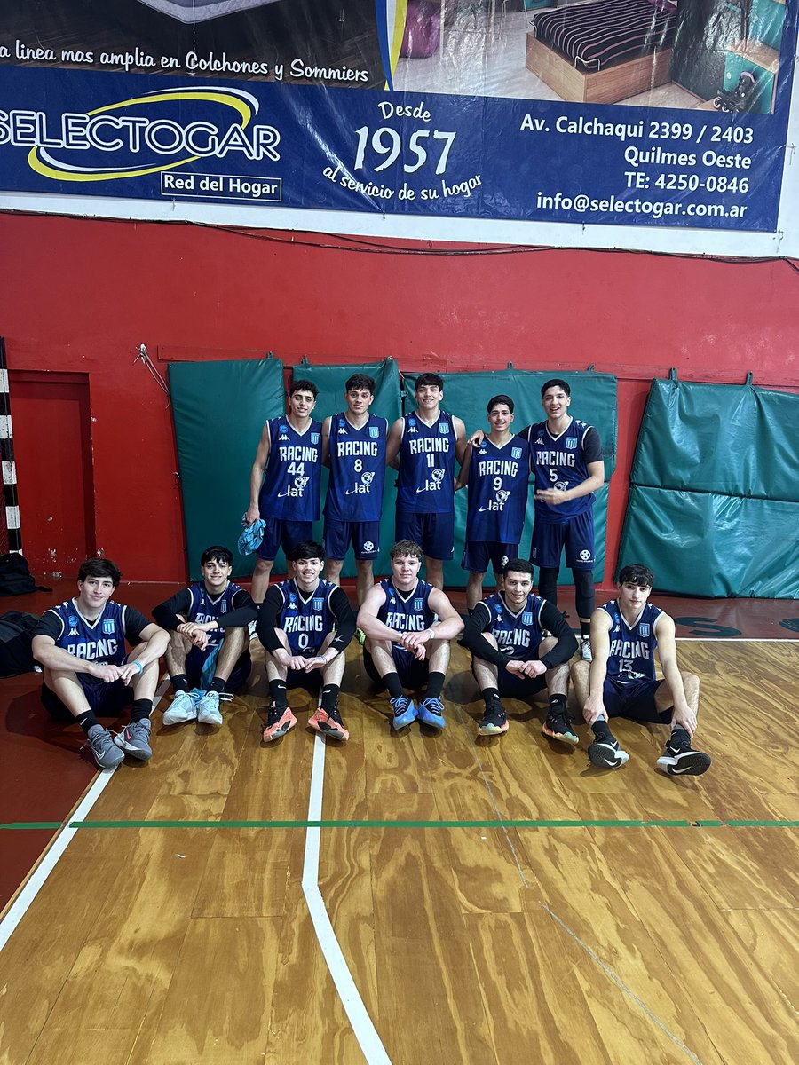 Resultados de la fecha ante Cooperarios 🏀💪🏼

✅ U15: 46-76
✅ U17: 38-73
✅ U21: 49-88

¡Vamos los pibes! 💪🏼💙

#vamosracing💙