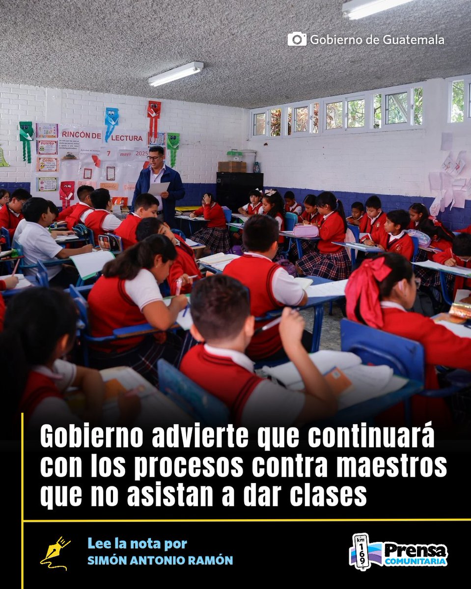 🧐 Unos 300 mil alumnos afectados por la huelga del STEG 

Procurador General señala que se han presentado nueve amparos contra las acciones del sindicato de maestros.

Lee y comparte 📌
prensacomunitaria.org/2025/06/gobier…