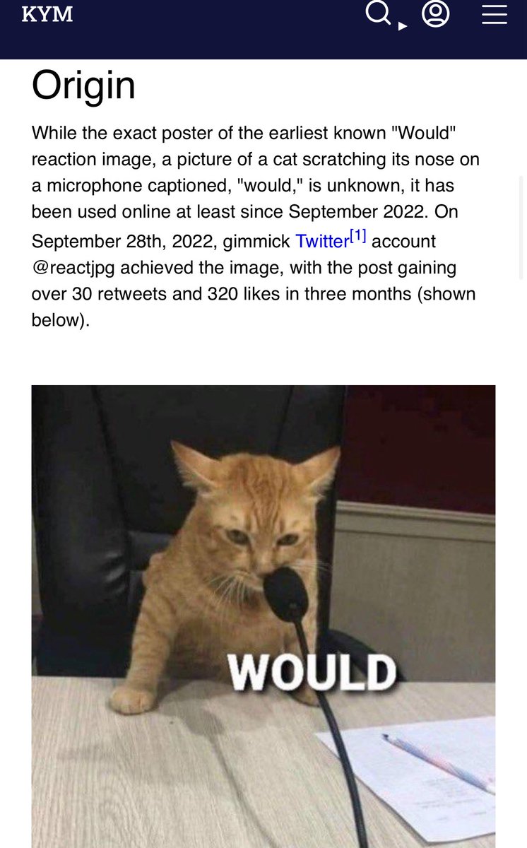 $WOULD meme was originally a cat. $COULD lore proceeds WOULD

knowyourmeme.com/memes/would-re…