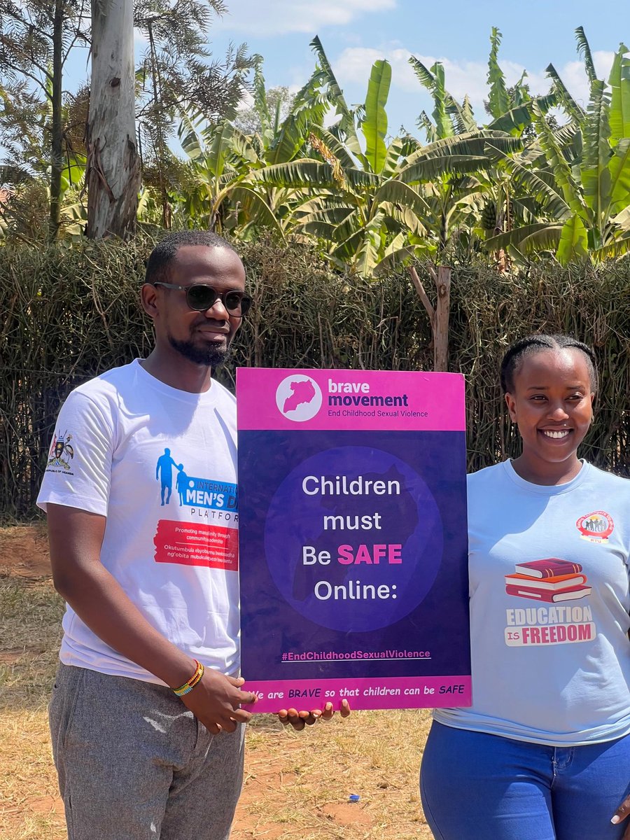 On the #DayOfTheAfricanChild,  Uniting  to end child sexual violence! 🧒🏿👧🏾 Bold systems, survivor-led solutions, and a protective culture is what can make a difference. 💛
We are Brave so that Children can be safe.
 #EndChildSexualAbuse