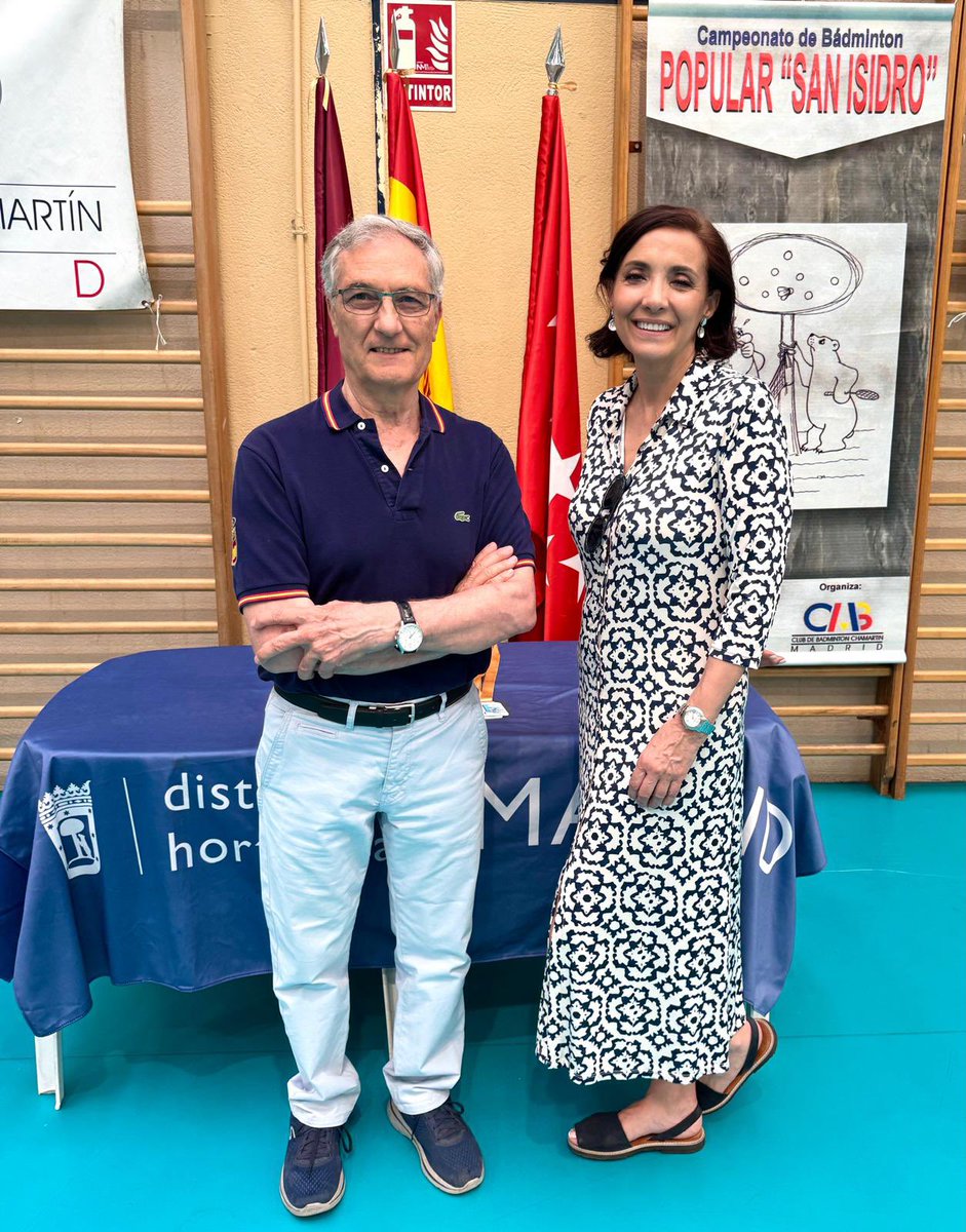 Fundación Leucemia y Linfoma (@fleucemiaylinfo) on Twitter photo Este fin de semana se ha celebrado el Campeonato de bádminton “Popular San Isidro” a favor de FLL Organizado por el Club de Bádminton Chamartin. Muchas gracias a todos! Organizadores y participantes! <a href="/NievesCuenca/">Nieves Cuenca</a> ha asistido para apoyar el deporte solidario 🤍 Este fin de semana se ha celebrado el Campeonato de bádminton “Popular San Isidro” a favor de FLL Organizado por el Club de Bádminton Chamartin. Muchas gracias a todos! Organizadores y participantes! <a href="/NievesCuenca/">Nieves Cuenca</a> ha asistido para apoyar el deporte solidario 🤍
