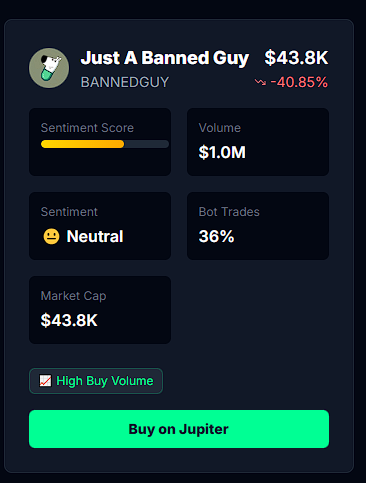 fluxsentiment's tweet photo. PumpFun being banned👀

Check the main runners at https://t.co/xs6DPC3CHC https://t.co/7HgIcInY7y