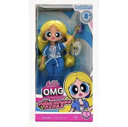 LOL Surprise OMG Loves The Powerpuff Girls in-box stock photos