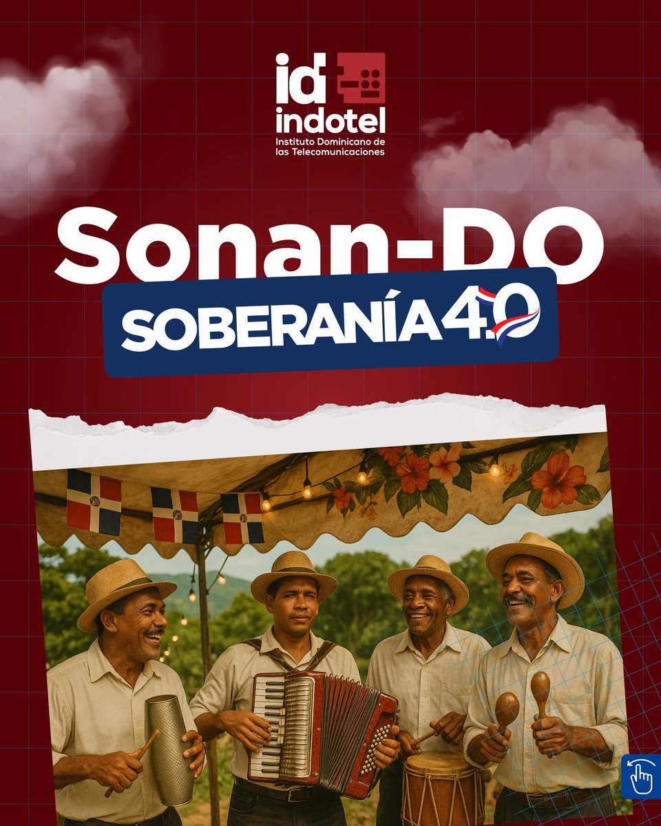 IndotelRD's tweet image. Este proyecto nace pa’ que lo nuestro suene donde más hace falta 🇩🇴

Dale pa’ abajo ⬇️

#SonanDO #OrgulloDominicano #CulturaQueSeEscucha #MúsicaTípica #FronteraConIdentidad #INDOTELRD