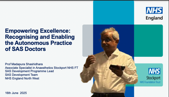 Madapura K Shashidhara (@shashidharamk) on Twitter photo Modern NHS needs #SASdoctors—diverse, dedicated, ready to lead. Time to recognise, empower, include them in service, education, innovation & leadership.
👏 Special thanks to Dr Aruna Hodgson AD NHSENW for naming the award! @DrMatt_Jackson <a href="/StockportNHS/">Stockport NHS FT</a> @DrLoughney@TusharMahambrey Modern NHS needs #SASdoctors—diverse, dedicated, ready to lead. Time to recognise, empower, include them in service, education, innovation & leadership.
👏 Special thanks to Dr Aruna Hodgson AD NHSENW for naming the award! @DrMatt_Jackson <a href="/StockportNHS/">Stockport NHS FT</a> @DrLoughney@TusharMahambrey