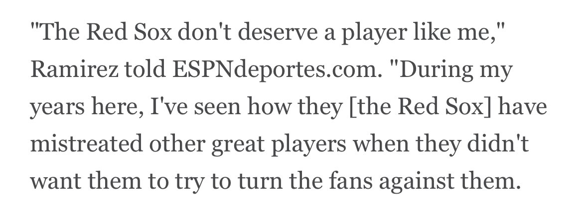 Manny, 2008. 

Honestly why would any star want to sign in Boston as this just keeps happening