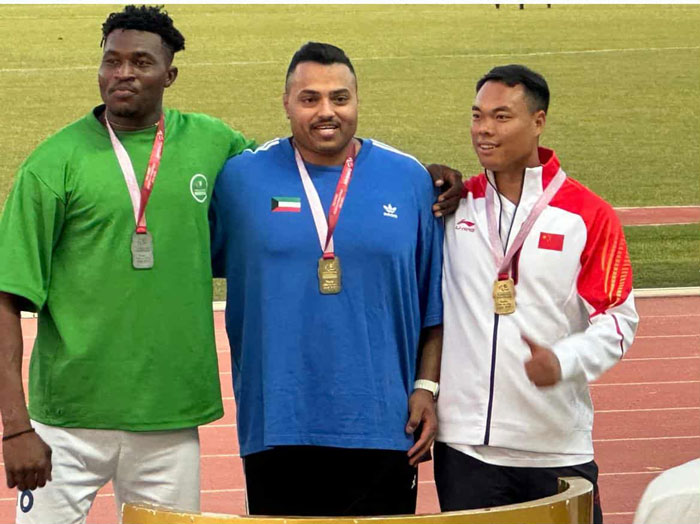 #فيصل_سرور يتوج بذهبية رمي القرص في بطولة تونس لألعاب القوى البارالمبية
alwatan.kuwait.tt/articledetails…