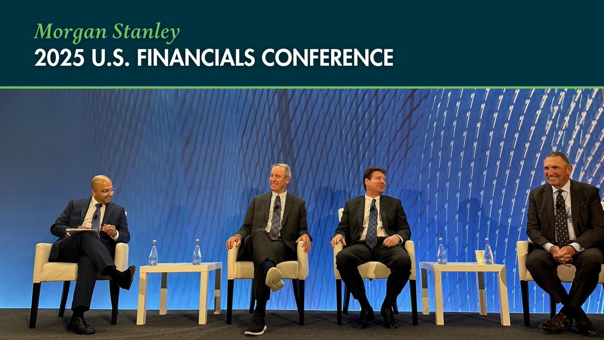 Merchants Bank (@merchantsbankin) on Twitter photo Members of our executive team, Michael Petrie, Michael Dunlap, and Sean Sievers, recently attended the <a href="/MorganStanley/">Morgan Stanley</a> US Financials Conference. They participated in a panel to discuss the strengths of our unique business model and the current interest rate environment. Members of our executive team, Michael Petrie, Michael Dunlap, and Sean Sievers, recently attended the <a href="/MorganStanley/">Morgan Stanley</a> US Financials Conference. They participated in a panel to discuss the strengths of our unique business model and the current interest rate environment.