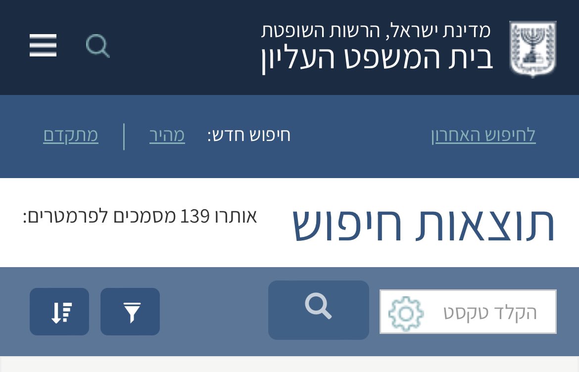 בזמן שרובנו יושבים בבית - שופטי בית המשפט העליון, שאינם אנשים צעירים במיוחד, מתייצבים לעבודתם יום אחר יום.

הם עושים זאת בהרכב שופטים חסר, תודות לשר המשפטים הילדותי שלנו, שגם בזמנים כאלה ממשיך בחרם.

היום, למשל, השופטים פירסמו 139 החלטות, רובם ככולם בתיקים שמעולם לא שמעתם עליהם.