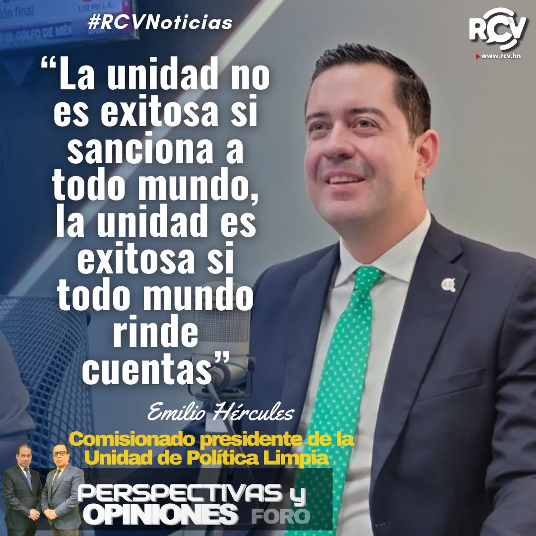 El comisionado presidente de la Unidad de Política Limpia asegura que el verdadero éxito de la #UFTF se medirá cuando todos los aspirantes a cargos de elección popular transparenten sus gastos de campaña. 

#RCVNoticias | #PyO

Visita rcv.hn