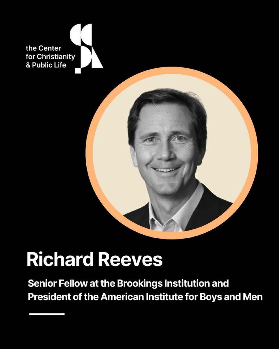 At our annual summit, we'll hear a discussion with <a href="/RichardvReeves/">Richard V. Reeves</a> about the well-being of boys and men in American life. 

We're hosting timely conversations about faith and public life in our nation's capital on October 20-21. Reserve tickets today at ccpubliclife.org/summit!