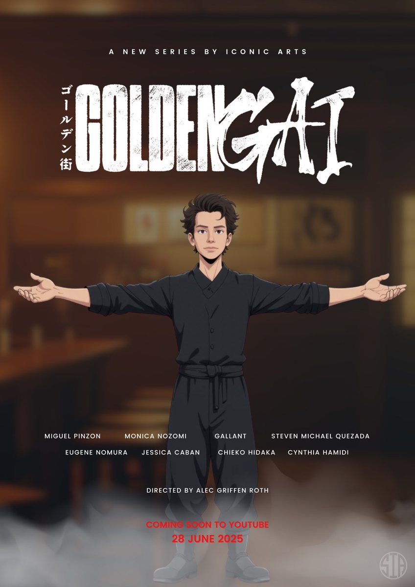 Official teaser drops tomorrow! 🎬

GOLDEN GAI
an Iconic Arts Production
in association with SIA Media 

Enjoy Responsibly
©️2025 Suntory RTD North America LLC, Chicago IL
Premium Malt Beverage with natural flavors

#goldengai #goldengaiLA 
<a href="/iconicartsgroup/">Iconic Arts</a>