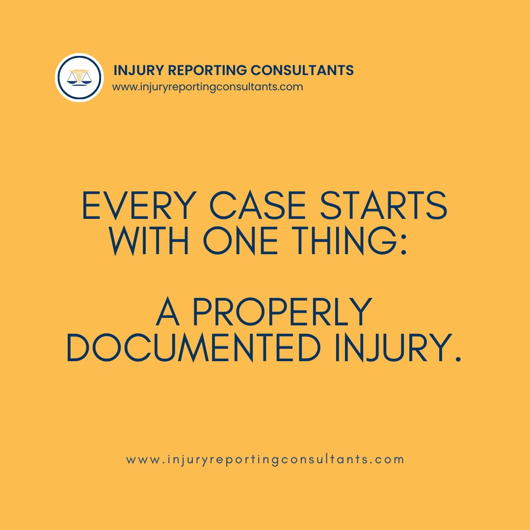 IRC_Reports's tweet photo. Every big case starts with a single page 📄💥

A properly documented injury isn’t just paperwork; it’s power. Don’t skip the step that sets the whole case in motion! 🧠⚖️

📞 1-866-445-8880⁠
⁠ https://t.co/3WVwuNOaNP
