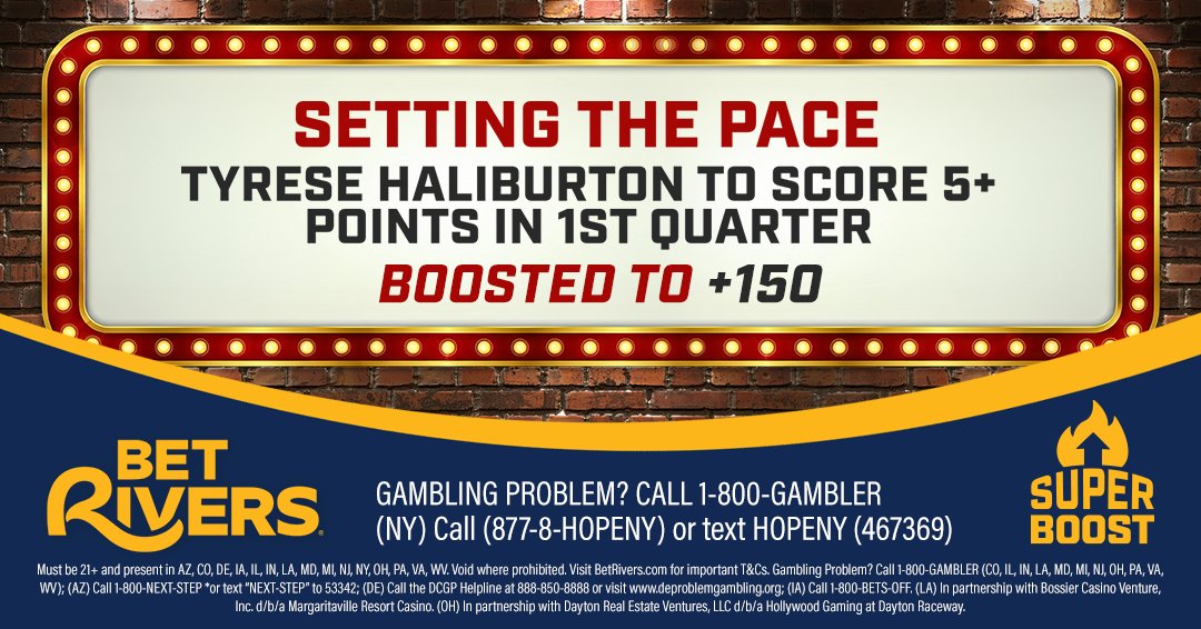 Game 5 Super Boost 🚀

Does the team that wins tonight get the title?

🔋 up to +150 and available now at BetRivers.com