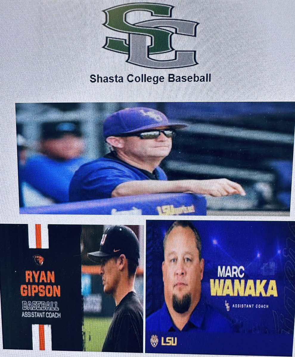 Brad Rupert (@rupert_brad) on Twitter photo 3 former KNIGHTS in Omaha!
#kndacool
#thyhadaplan
<a href="/LSUCoachJ/">Jay Johnson</a>
<a href="/lsucoachchief/">Marc Wanaka</a>
<a href="/GipsonOSU/">Ryan Gipson</a>
<a href="/CWSOmaha/">College World Series of Omaha</a>
<a href="/ShastaCollegeAt/">Shasta College Athletics</a>
<a href="/ShastaCoSports/">ShastaCountySports</a> 3 former KNIGHTS in Omaha!
#kndacool
#thyhadaplan
<a href="/LSUCoachJ/">Jay Johnson</a>
<a href="/lsucoachchief/">Marc Wanaka</a>
<a href="/GipsonOSU/">Ryan Gipson</a>
<a href="/CWSOmaha/">College World Series of Omaha</a>
<a href="/ShastaCollegeAt/">Shasta College Athletics</a>
<a href="/ShastaCoSports/">ShastaCountySports</a>