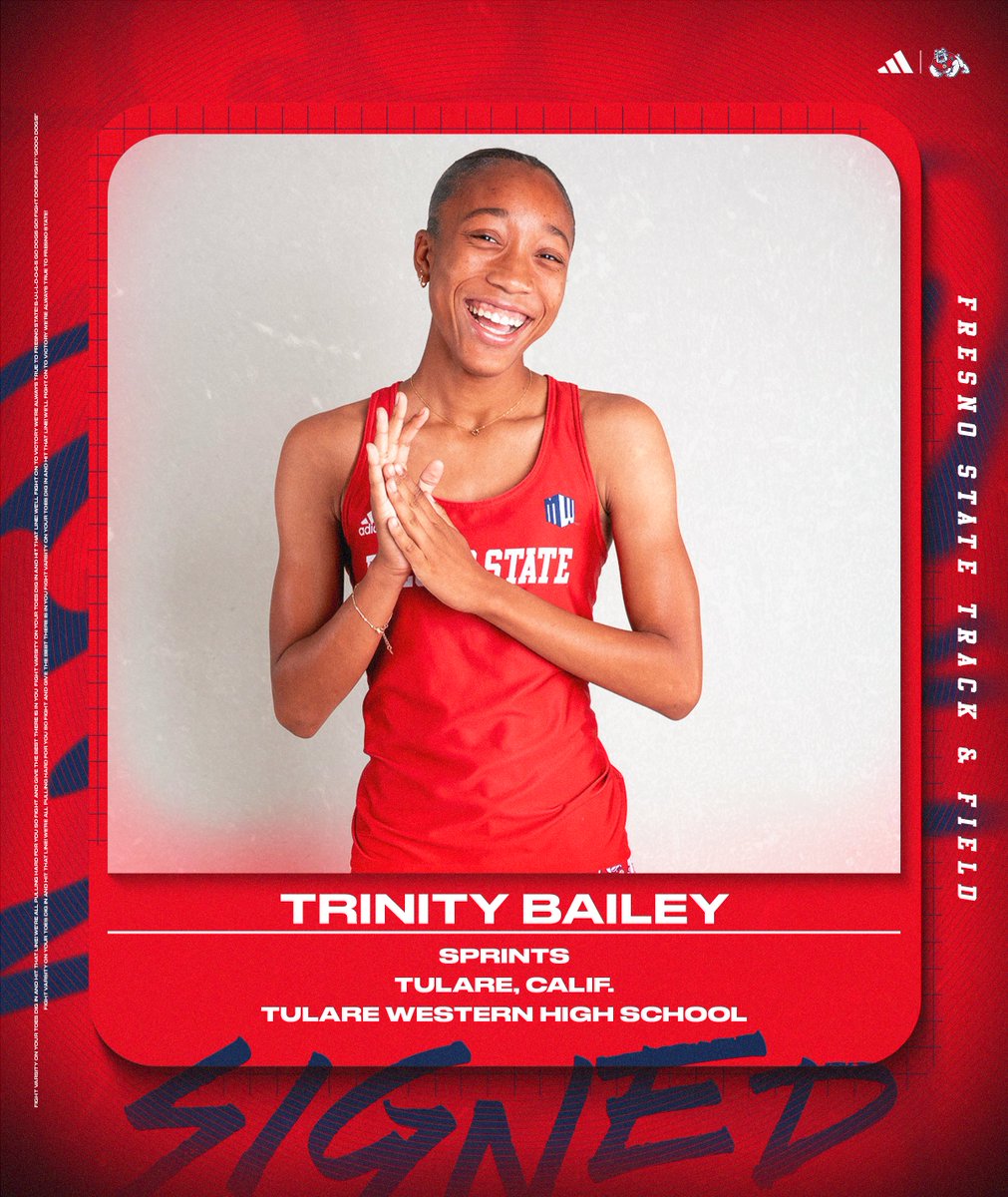 FresnoStateTFXC's tweet image. local talent is staying homeπ
welcome to the Bulldog family, Trinity πΎ