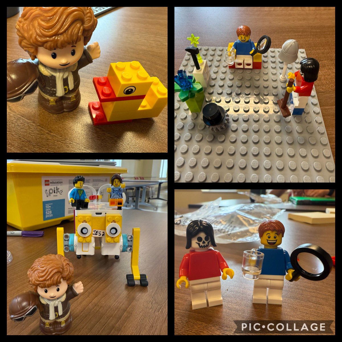 MissStewy's tweet image. Played with Legos all day. #CSPDWeek2025