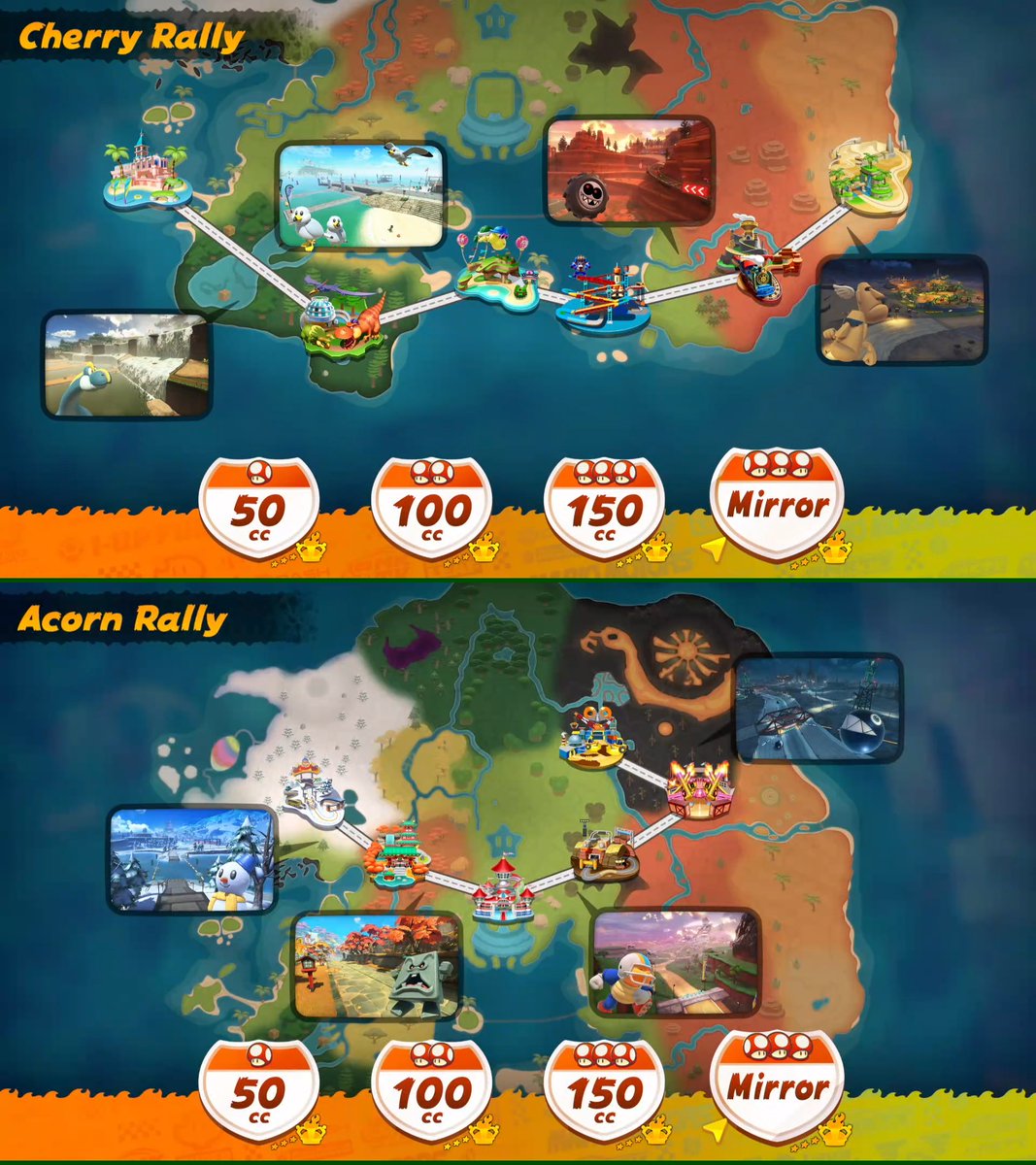 RoarEmma's tweet image. I got 3 stars on everything for the Knockout Tour rallies! π
#MarioKartWorld #NintendoSwitch2
