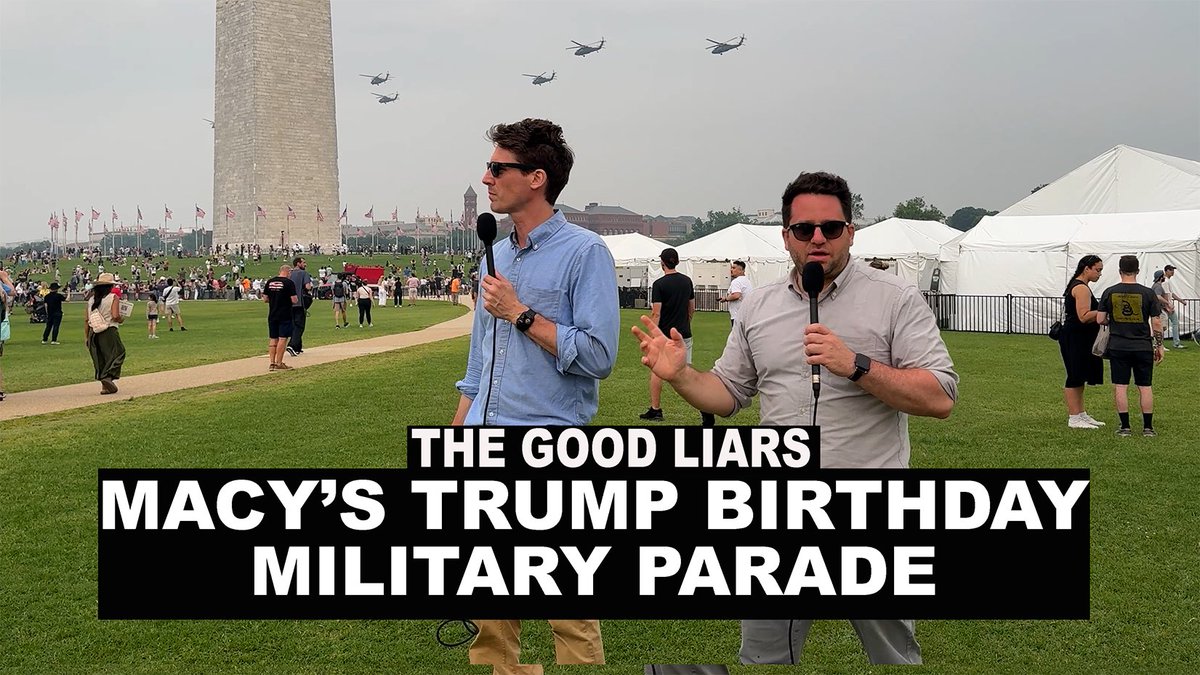 TheGoodLiars's tweet image. Video from Trump’s sad military parade up now! youtu.be/VX1H7Ac8-eM?si…