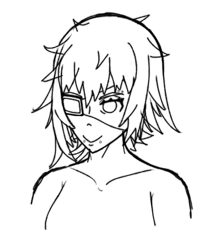 Unnamed OC based off of an old sketch
#digitalart #art #ocart #characterart