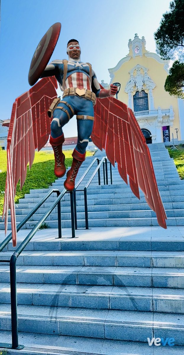 AR photography in Portugal with ⁦<a href="/veve_official/">VeVe | Digital Collectibles</a>⁩ &amp; ⁦<a href="/StackRworld/">StackR</a>⁩ 🇵🇹💙🔥