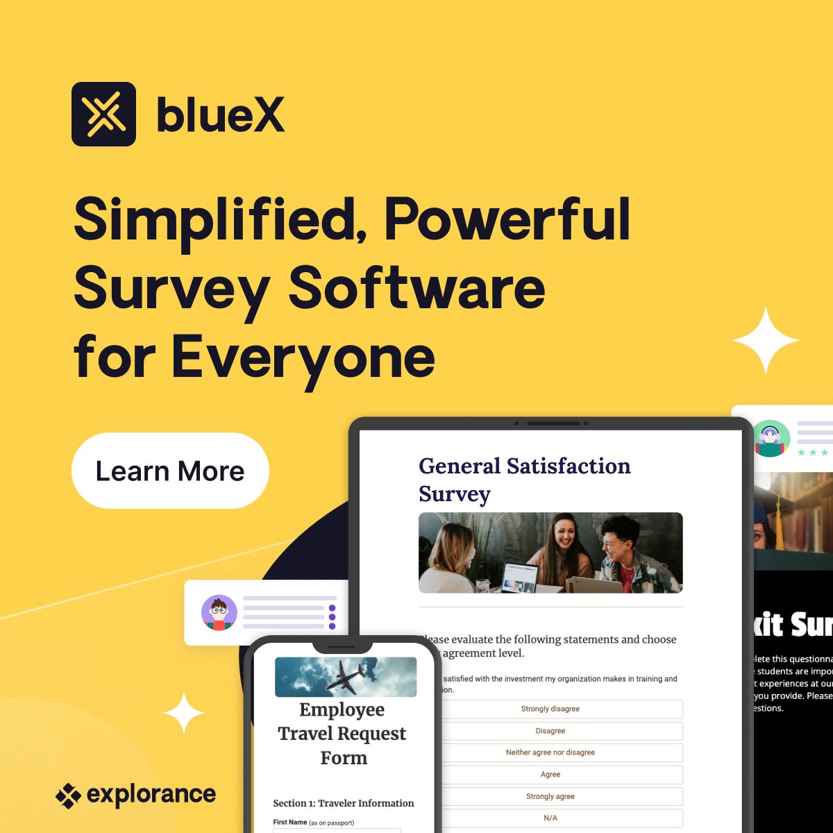 explorance's tweet image. #BlueX 2.0 is here!

This update delivers interactive experiences that foster conversation and creativity. Whether it’s a newsletter or assignment, BlueX 2.0 offers flexible collaboration and integration tools.

hubs.la/Q03skcTq0

#FeedbackAnalytics #Explorance