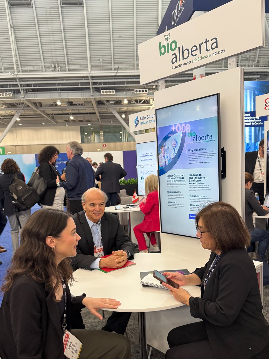 Off to a great start at #BIO2025! Lots of great conversations happening at the Canada Pavilion 🇨🇦! #CanadaAtBIO