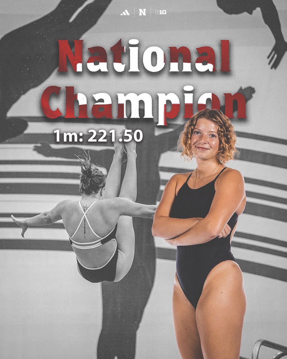 HuskerSwimNDive's tweet image. 🏆 SWISS NATIONAL CHAMPION 🏆
Frankie scored 221.50 on 1m to claim the national title at the 2025 Swiss Summer Championships, congratulations Frankie! 🤩
#GBR