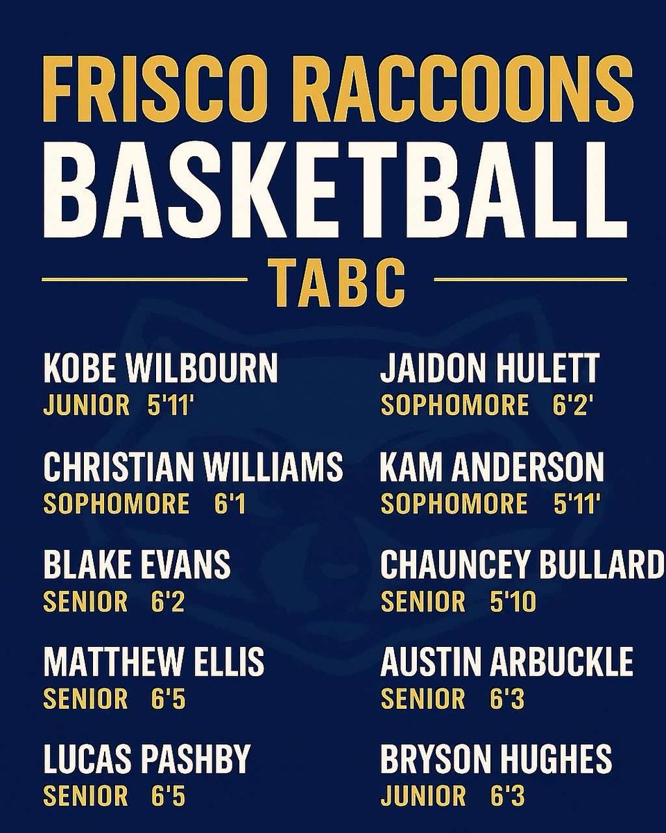 Schedule for TABC this upcoming weekend.
<a href="/Yb33nation/">YB33</a> 
<a href="/raccoonhoops/">raccoonhoops</a> 
<a href="/Tabchoops/">𝙏𝘼𝘽𝘾🏀📋</a> 
<a href="/ChadWujek/">Chad Allan Wujek</a>